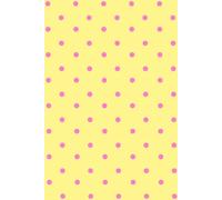 Yellow Pink Polka Dot Notebook: Stylish and minimal polka dot notebook for notes, journaling, planning, and everyday writing