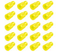 Yellow Presta Valve caps for Bike Plastic tire Valve caps air Valve stem Covers for Bike Tires Used on Bicycle, MTB Mountain, Road Bike (20 Pack)