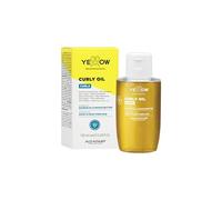 YELLOW PROFESSIONAL CURLS CURLY OIL 100 ml Olio idratante anti-crespo per capelli mossi, ricci e coily