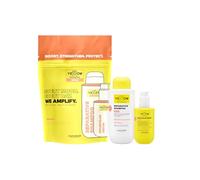 YELLOW PROFESSIONAL Kit di Riparazione per Capelli Danneggiati - Reparative Shampoo 500ml, Molecular Serum 150ml
