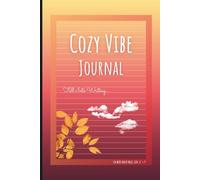 Yellow-Red Cover Cozy Vibe Notebook: Chic Wide Ruled Journal (6 x 9”, 110 Pages) - Aesthetic Writing Notebook from the Vibe Collection, Stylish Gift for Women and Girls.