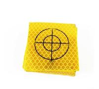 Yellow Reflector 40mm for Building Inspection Yellow Reflector(50x50mm) | 100 pieces, 60mm size, yellow acrylic, quick positioning, total station compatible