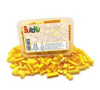 Yellow Set - Confezione da 165 mattoni da costruzione gialli. Varie misure. Bricks giocattolo compatibile con tutte le marche. Grandi pezzi gialli.