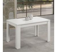 Yellow shop - Tavolo rettangolare allungabile cm 120x80, 140x80, 160x90 RODI Bianco Frassinato (160/200x90)