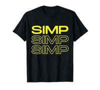 Yellow Simp Funny Dank Meme Joke Gag Gift for Gamer Simps Maglietta