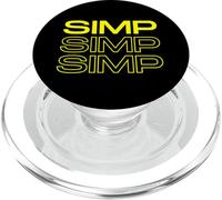 Yellow Simp Funny Dank Meme Joke Gag Gift For Gamer Simps PopSockets PopGrip per MagSafe