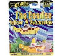 YELLOW SUBMARINE Modellino Diecast Sottomarino BEATLES 8cm Hot Wheels JBL74