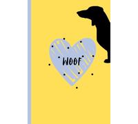 Yellow Sunshine Dachshund Happy Lined Notebook Children Colourful School Book Bright Colour: Lined Notebook