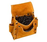 Yellow Waist Pocket Tool Bag - Carpenter Nail Belt, Portable and Durable for Construction, Woodworking, and DIY Projects