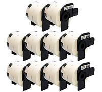 Yellow Yeti 10 Rotoli DK-11209 Etichette Adesive per Indirizzi 29 x 62mm compatibili per Brother P-Touch QL-500 QL-570 QL-700 QL-710W QL-800 QL-810W QL-820NWB QL-1100 QL-1110NWB | 800 Etichette/Rotolo
