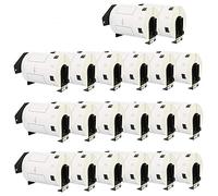 Yellow Yeti 20 Rotoli DK-11240 Etichette adesive 102 x 51mm compatibili per Brother P-Touch QL-1050 QL-1050N QL-1060N QL-1100 QL-1110NWB | 600 Etichette/Rotolo