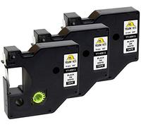 YELLOW YETI 3 Cassette Nastri 40913 S0720680 nero su bianco 9mm x 7m Etichette compatibili per Etichettatrici DYMO LabelManager PnP 160 210D 280 360D 420P 500TS MobileLabeler & LabelWriter 450 Duo