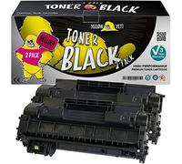 YELLOW YETI CE505A 05A (2300 pagine) 2 Toner compatibili per HP LaserJet P2030 P2035 P2035n P2050d P2055 P2055d P2055dn P2055x Canon i-SENSYS LBP6300dn LBP6650dn LBP6670dn