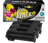 YELLOW YETI CE505A 05A (2300 pagine) 3 Toner compatibili per HP LaserJet P2030 P2035 P2035n P2050d P2055 P2055d P2055dn P2055x Canon i-SENSYS LBP6300dn LBP6650dn LBP6670dn