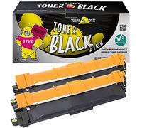 YELLOW YETI TN247BK TN-247 BK NERO 3000 pagine Kit 2 Toner compatibili per Brother DCP-L3510CDW DCP-L3550CDW HL-L3210CW HL-L3230CDW HL-L3270CDW MFC-L3710CW MFC-L3730CDN MFC-L3750CDW MFC-L3770CDW