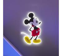YELLOWPOP Insegne al neon, Disney Mickey Mouse (corpo intero), decorazione da parete, luci al neon a LED ad alta efficienza energetica per tutte le pareti, facile da installare, cartello al neon