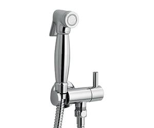 Yellowshop - Idroscopino Tondo Cromato Completo Per Wc Set Doccette Kit Doccia Miscelatore Rubinetto Sanitari Bagno