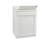 Yellowshop - Mobile Lavatoio in PVC con Serrandina - Senza Foro Rubinetto, Vasca Capiente, Resistente all’Acqua - Diverse Dimensioni - Made in Italy (L60xP60xH84 cm)