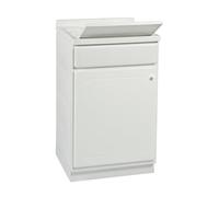 Yellowshop - Mobile Lavatoio Lavapanni Lindol in Resina Resiste Raggi UV con Ante a Battente, Vasca Capiente, Resistente all’Acqua, Diverse Dimensioni, Made in Italy (L50xP50xH84 cm)