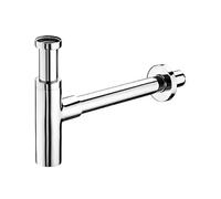 Yellowshop | Sifone di scarico universale TONDO cromato in ottone per lavabo, regolazione 130/300mm