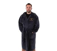 Yellowstone Accappatoio Uomo Blu con Cappuccio Dutton Ranch | Entra nel mondo del programma televisivo americano di successo | Scatena il tuo cowboy interiore questo elegante abbigliamento da salotto
