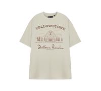 Yellowstone Beige Barn T-shirt a maniche corte Uomini
