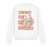Yellowstone Cowboys Don't Say Goodbye Felpa Adulto Unisex (TV12197)