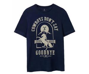 Yellowstone Cowboys Don't Say Goodbye Maglietta Uomo (NS8017)