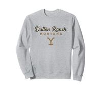 Yellowstone Dutton Ranch Montana Big Chest Logo Felpa