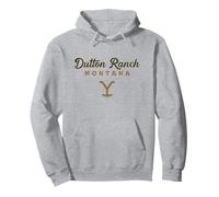 Yellowstone Dutton Ranch Montana Big Chest Logo Felpa con Cappuccio