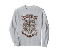 Yellowstone Dutton Ranch Protect The Land Wolf Portrait Felpa