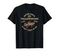 Yellowstone Dutton Ranch So Wild Logo Maglietta