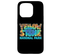 Yellowstone Grand Prismatic Hot Spring Retro Custodia per iPhone 15 Pro