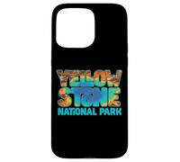 Yellowstone Grand Prismatic Hot Spring Retro Custodia per iPhone 15 Pro Max