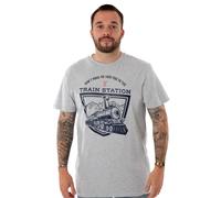Yellowstone Grigio Train Station T-shirt a maniche corte Uomini
