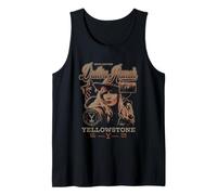 Yellowstone Iconic Beth Dutton Distressed Big Chest Poster Canotta
