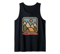 Yellowstone National Park in Wyoming WY Nature Backpacking Canotta