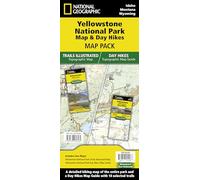 Yellowstone National Park Map & Day Hikes Map Pack Bundle