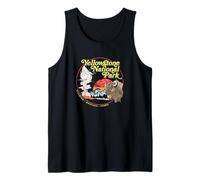 Yellowstone National Park Vintage 70's Old Faithful Graphic Canotta