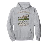 Yellowstone Protect The Land Dutton Ranch Montana Landscape Felpa con Cappuccio
