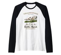 Yellowstone Protect The Land Dutton Ranch Montana Landscape Maglia con Maniche Raglan
