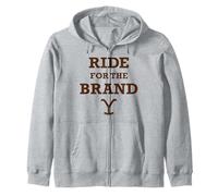Yellowstone Ride for The Brand Big Chest Quote Felpa con Cappuccio