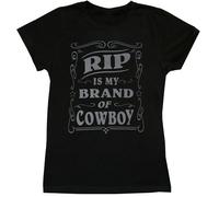 Yellowstone Rip È Il Mio Marchio Di T-Shirt Da Cowboy Per Donna, Nera