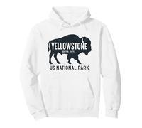 Yellowstone US National Park Estd 1872 Felpa con Cappuccio
