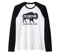 Yellowstone US National Park Estd 1872 Maglia con Maniche Raglan