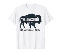 Yellowstone US National Park Estd 1872 Maglietta