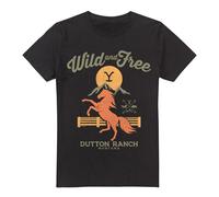 Yellowstone Wild & Free Maglietta Uomo (TV5696)