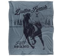 YellowstoneDutton Ranch Vellutato Cavallo Supermorbido Coperta (TV23672)