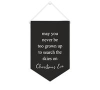 Yelolyio Bandiera da parete in tela con citazione ispiratrice May You Never Be Too Grown Up Wall Art Hanging Banner Home Office Decor 25,4 x 38,1 cm tela banner regali di inaugurazione della casa
