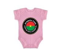 Yelolyio Burkina Faso Country Pride, Body a maniche corte, The Greatest Place on Earth Is Burkina Faso Tutina per neonati, rosa-il posto più grande della terra è il Burkina Faso, 6 Mesi